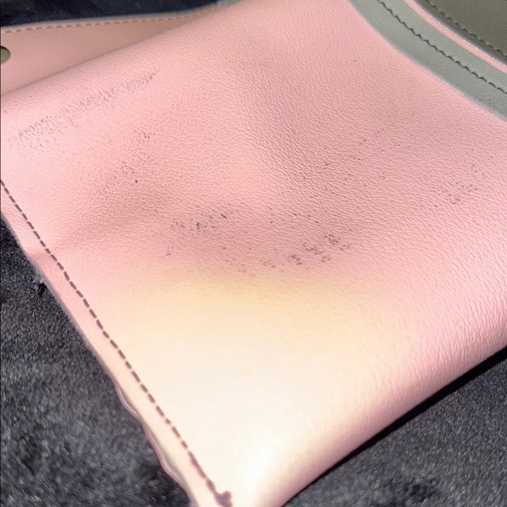 Chic Pink and Gray Women's Clutch